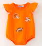 CCTNB Orange Bubble Suit with Sequin Embellishments