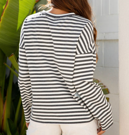 Striped Star Top