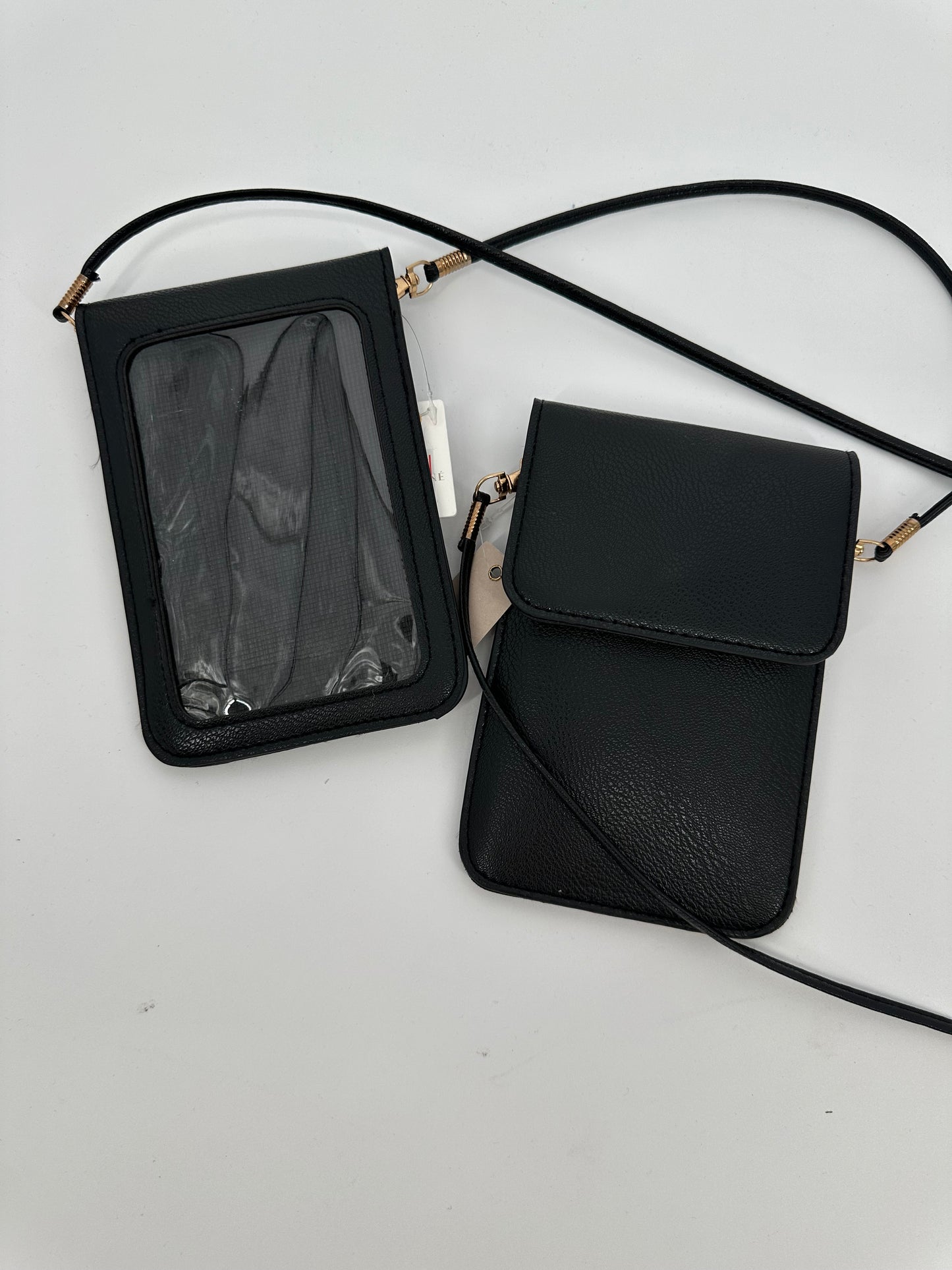 Black Crossbody Phone/ID Case