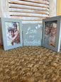 GKTF Love My Grandkids Self Standing Tri Fold  Photo Frame