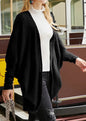 Textured fabric open front cardigan with dolman sleeves from Ivy's Gifts & Boutique, showcasing its stylish, cozy design.