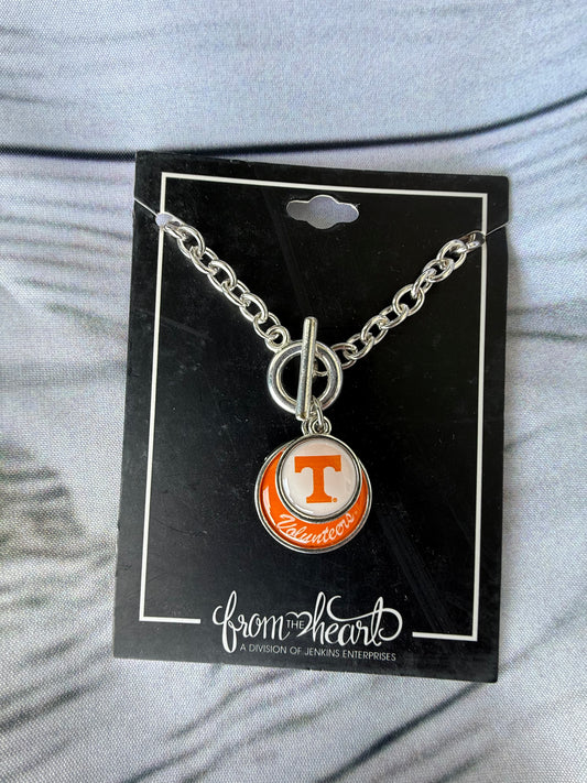 Tennessee Toggle Closure Double Charm Bracelet