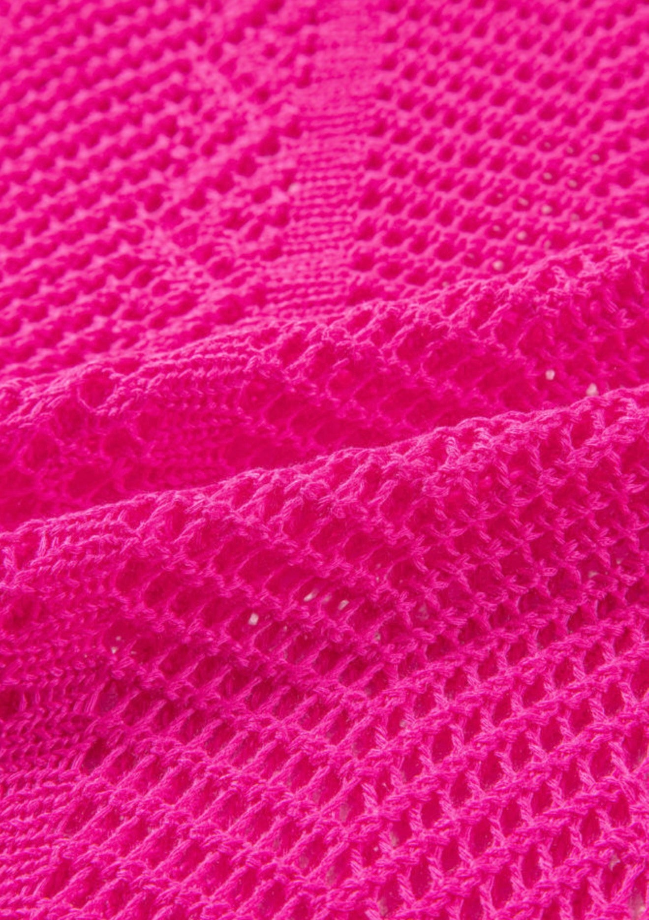 Fusha Pink Lightweight Cropped Sweater