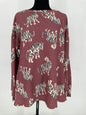 Mauve Tiger Print Lightweight Sweater Top