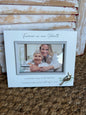 FHFM Forever In Our Hearts A Cardinals Song… 4x6 Photo Frame with Silver Cardinal Embellishment