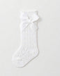 Baby knee socks with bow detail from Ivy's Gifts & Boutique, featuring soft fabric and adorable bow accents for infants.