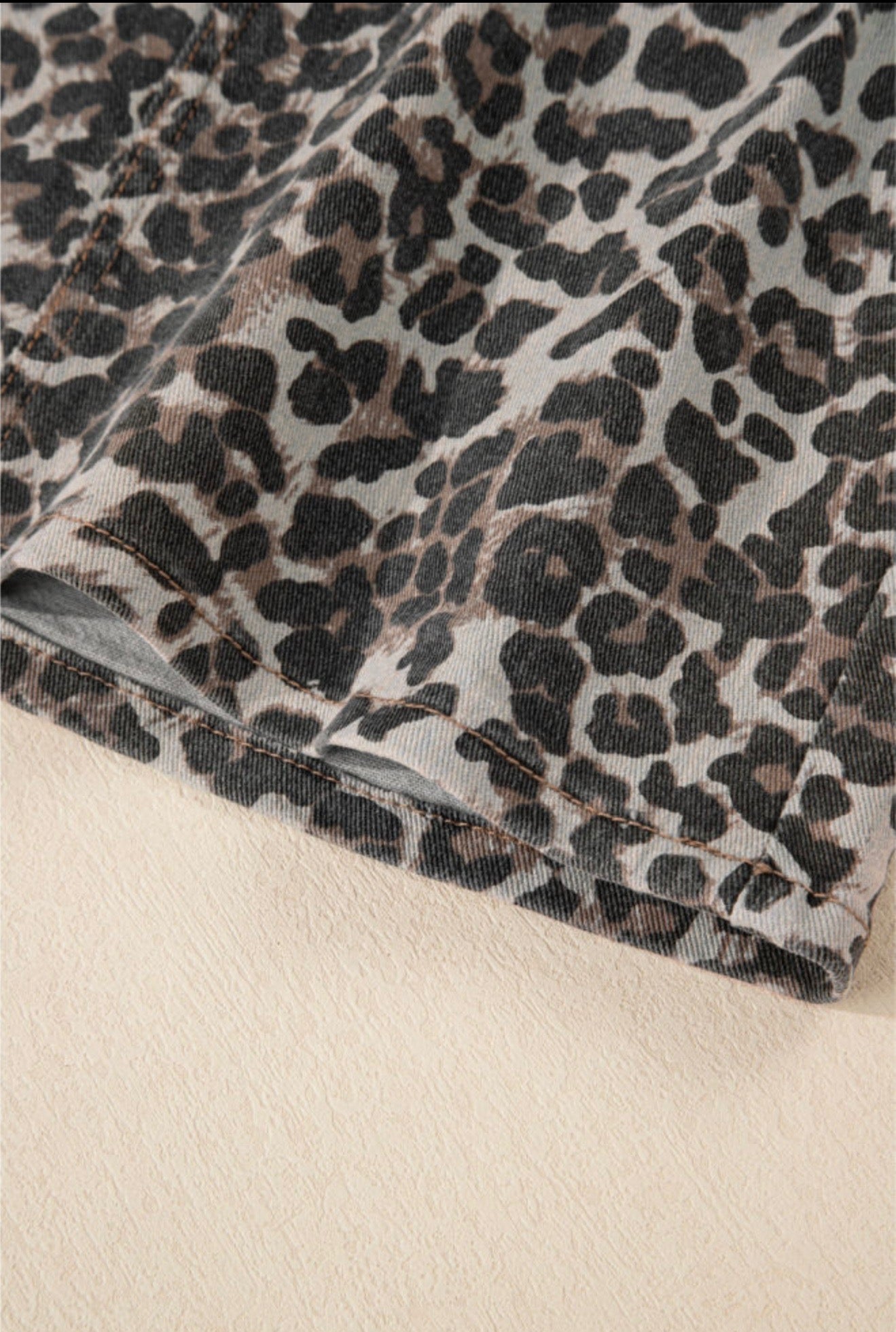 Animal Print Mini Skirt