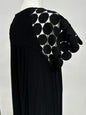 Umgee Black Dress with Accent Sleeves