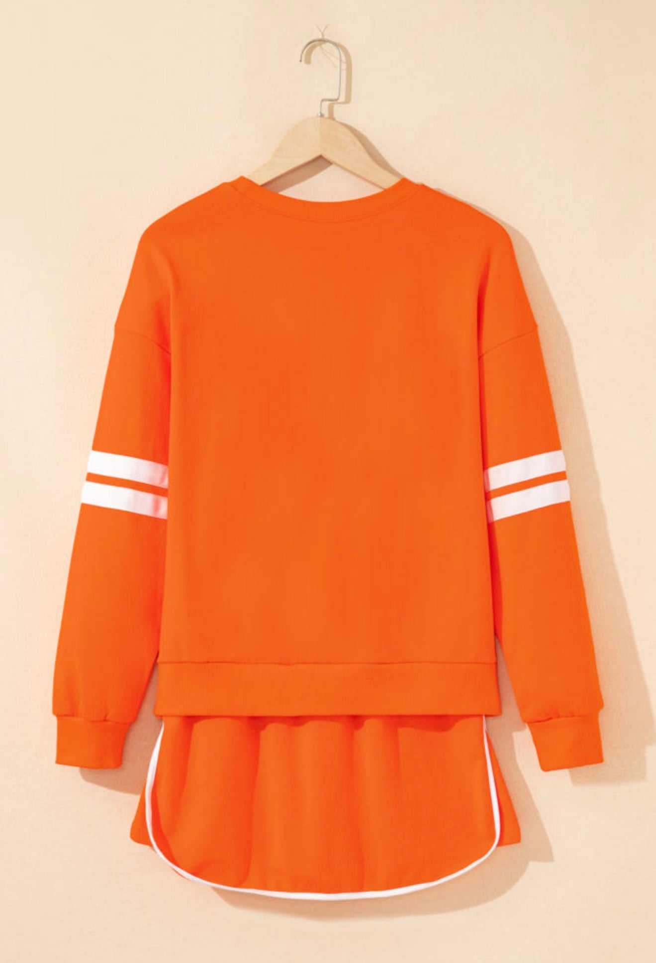 Orange and White Skort Set