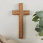 I am saved Wooden Cross