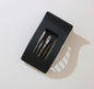 Ivy's Gifts & Boutique FR15 flat safety hair clip showing sleek design and secure grip, styled in natural hair for everyday wear.
