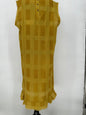 Umgee Green Yellow Sleeveless Dress