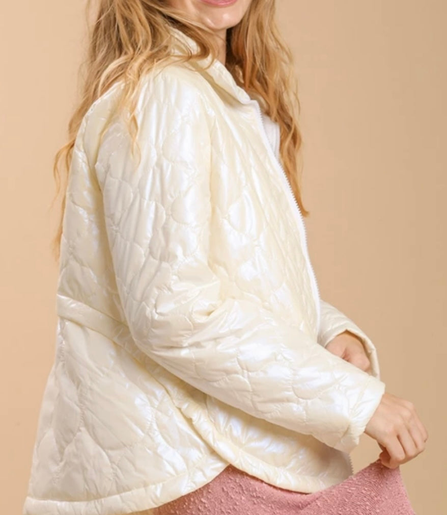 Umgee Ivory Cream Lightweight Jacket