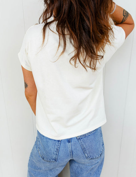 A48 Animal Print Bow Appliqué Top - Ivy's Gifts & Boutique