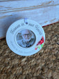 FHOM Forever In Our Hearts… Always in Our Thoughts Round Ornament Frame with Cardinal Detail