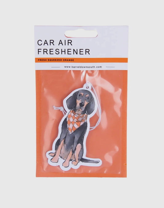 Smokey Dog Sitting Air Freshner