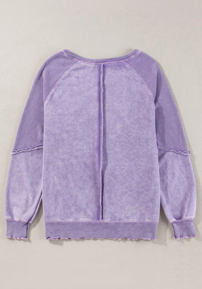 Acid Wash Purple Top