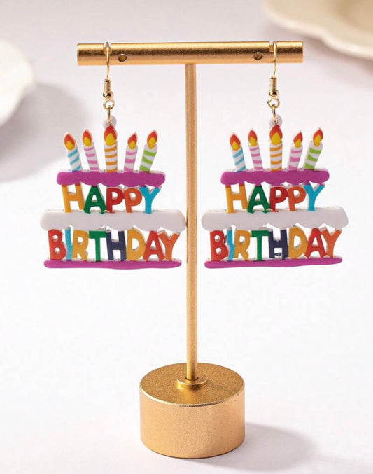 Happy Birthday Earrings