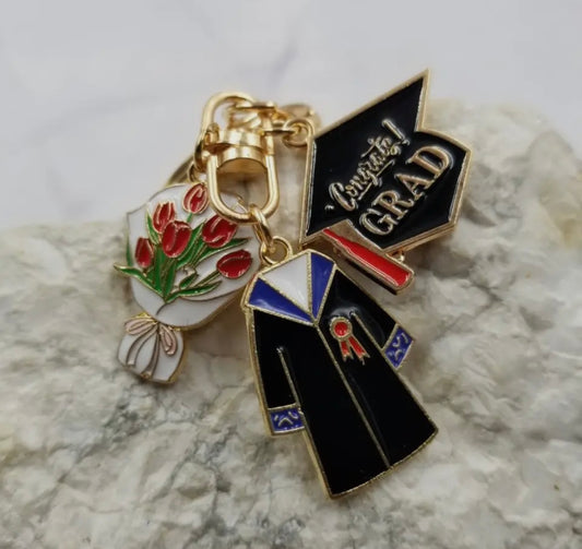 Congrats Grad Keyring