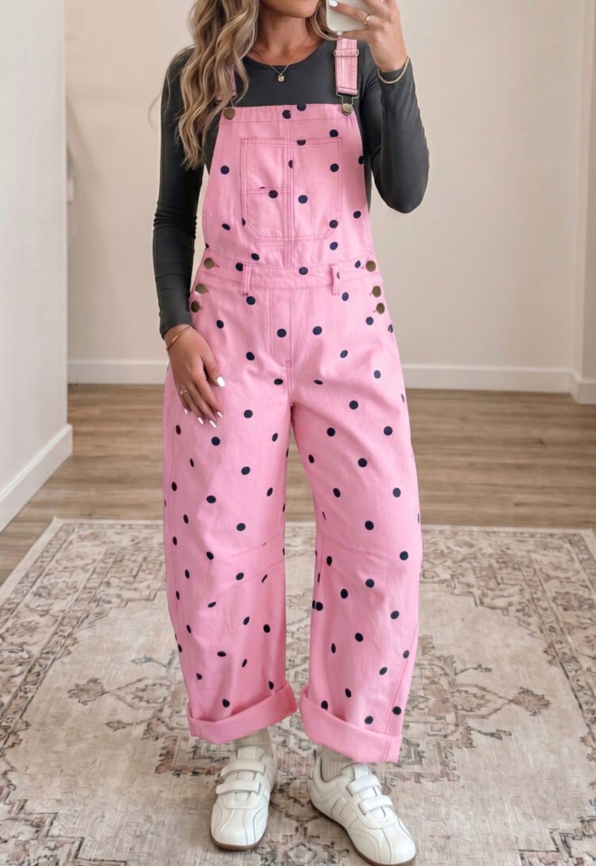 MLPOA Pink Polka Dot Overalls