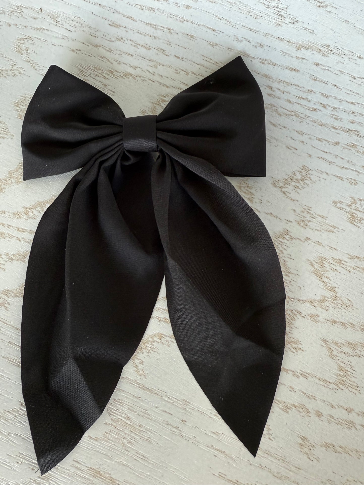 Hair Bow with Ostrich Beak Clip
