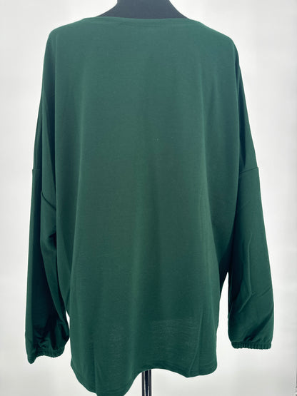 Lucky Forrest Green Pullover Shirt