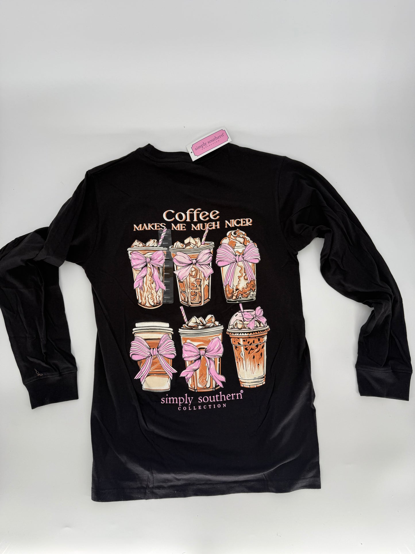 SS Coffee Makes Me Nicer Long Sleeve T