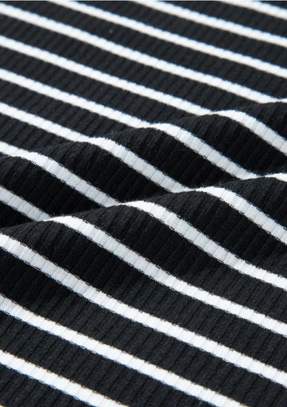 Black and White Stripe Tank Dress