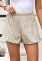 Champagne Sequin Shorts