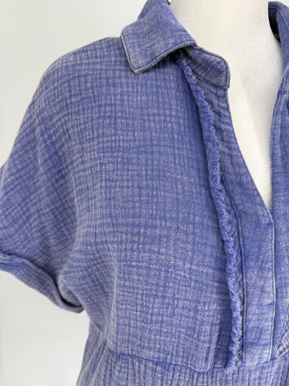 Umgee Mineral Wash Purple Dress