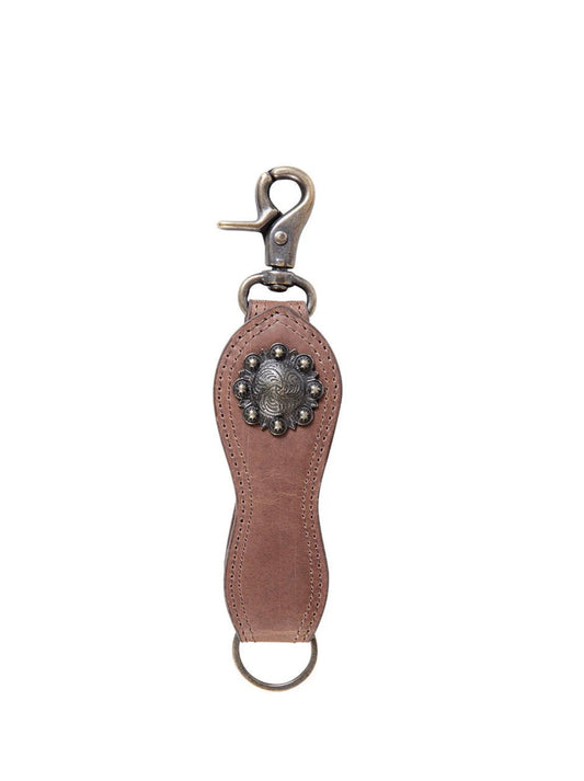 MY21 Moxi Key Fob in Brown Leather