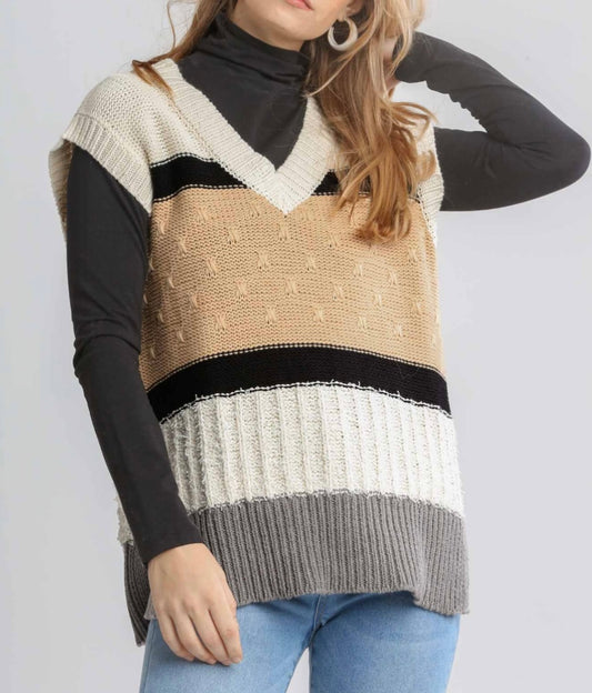 Umgee Sweater Vest