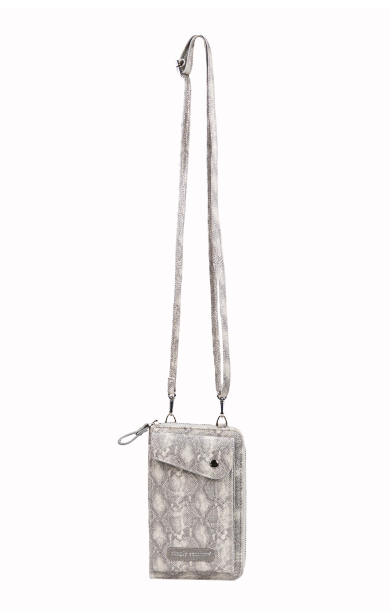 SS Cross body Phone case Wallet in Cow Print or Snake Skin Print