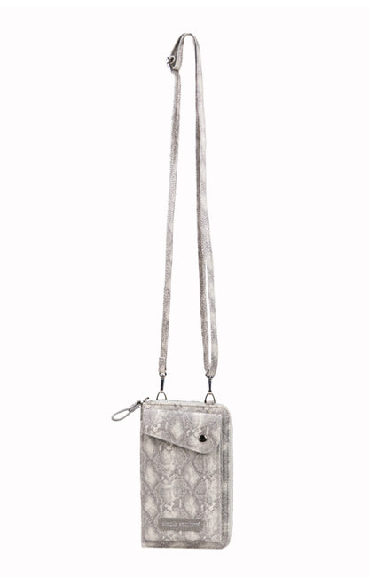 SS Cross body Phone case Wallet in Cow Print or Snake Skin Print