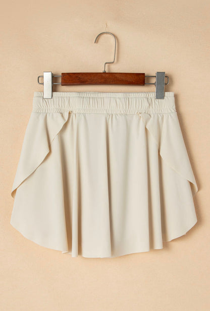 Beige Skort Athletic Style