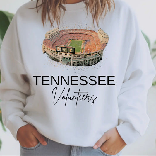 White Tennessee stadium sweatshirt