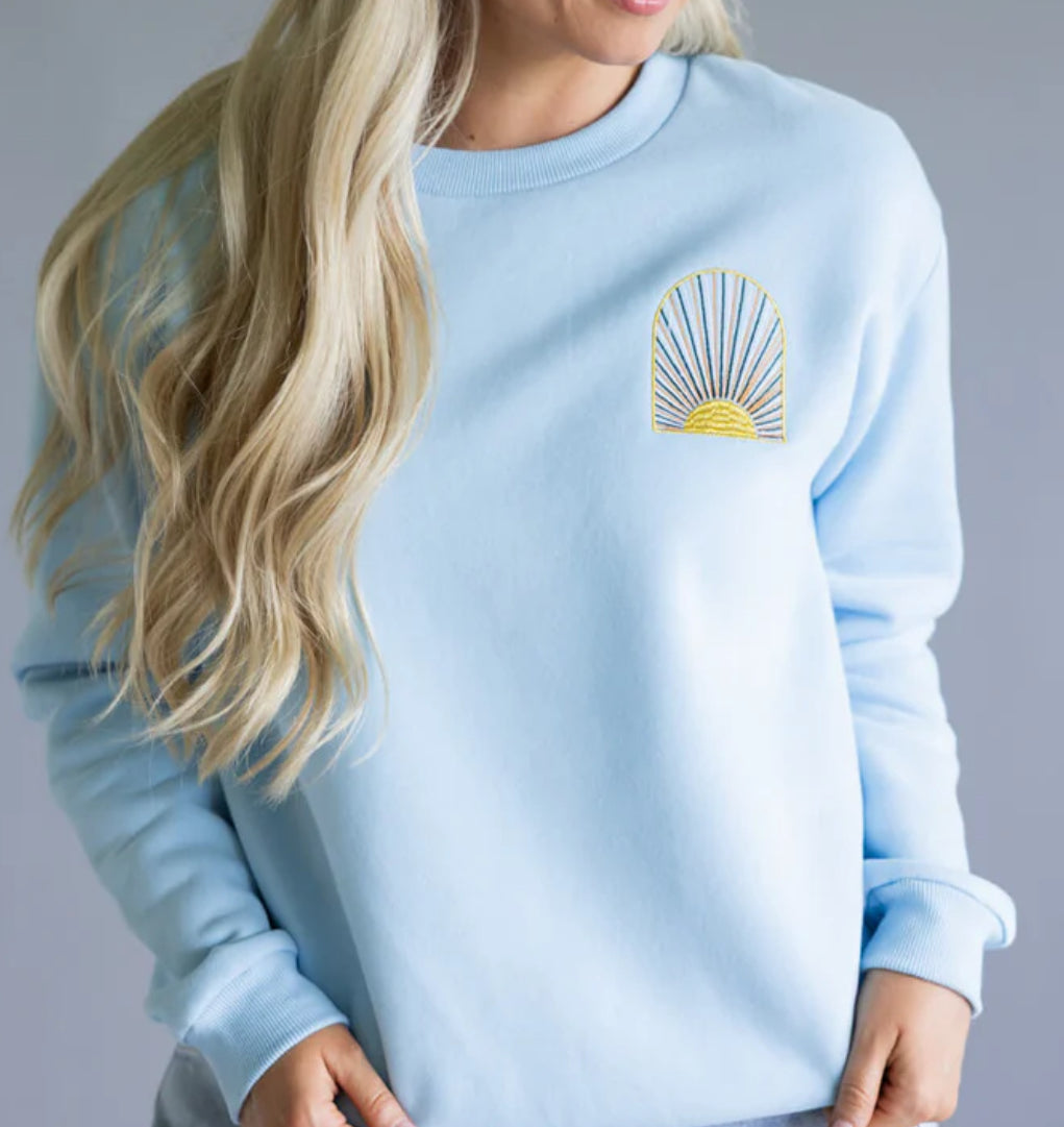 SS Simply Southern Be The Light Sweatshirt