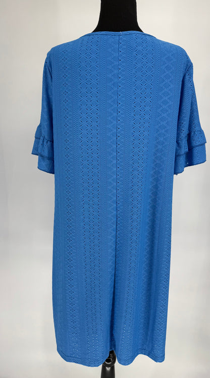 Royal Blue Fully Lined Loose Fit Dress