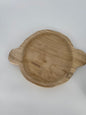 Wooden Dough Bowl Style Trays by Mudpie