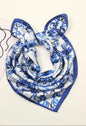Blue and White Neck Scarf