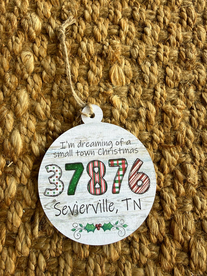 37876 Handmade Wooden Ornament