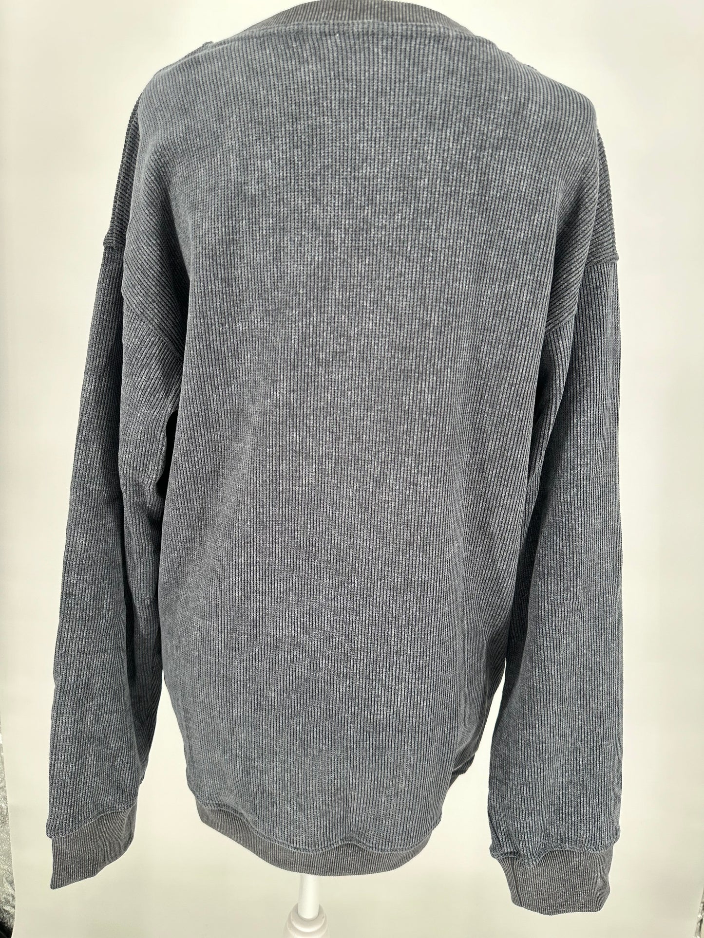 Let It Snow Ribbed Long Sleeve Top