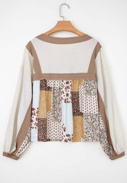 Quilt Patchwork Design Color Block Top