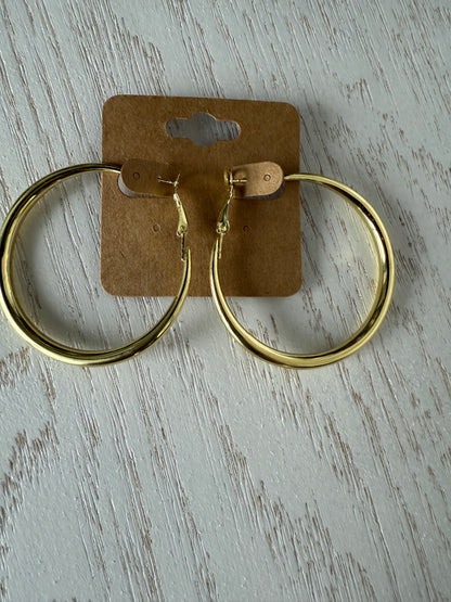 Gold Hoop Earrings