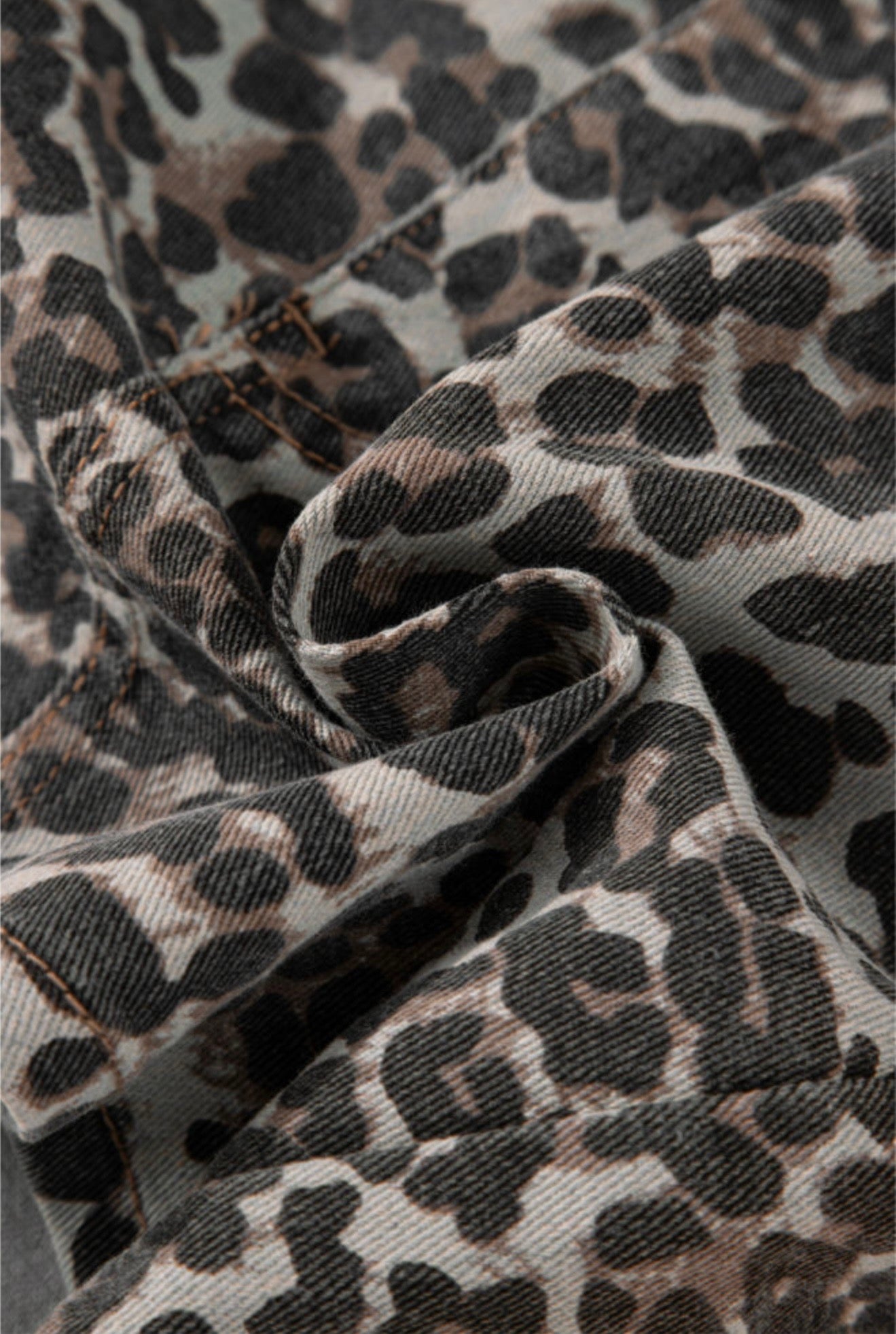 Animal Print Mini Skirt