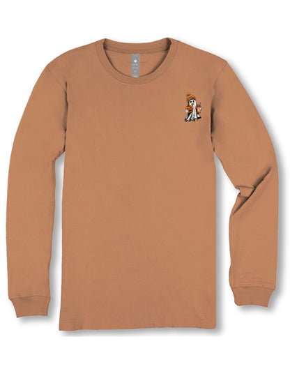 SS Long Sleeve Too Cute To Spook T