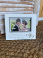 LIPM Love Is Patient Double Heart Embellished 4x6 Frame