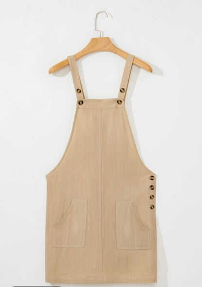 Beige Overall Style Jumper