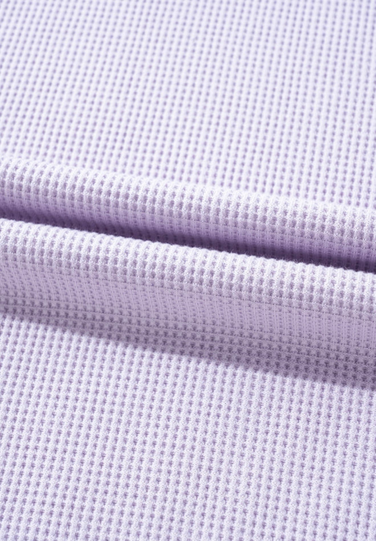 Purple Waffle Weave Top with Pocket