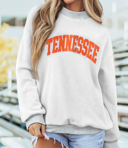MLTN1 Reversible Tennessee Sweatshirt like 2 Tops in One